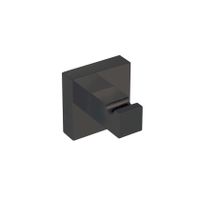Handdoek haak Banyo | Wandmontage | 5 cm | Enkel haaks | Zwart Metallic