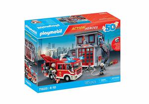 PLAYMOBIL Action Heroes - Brandweer megaset constructiespeelgoed 71603