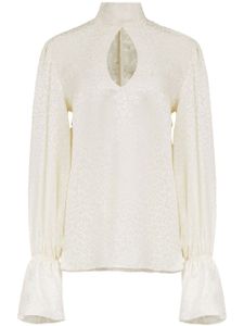 Nina Ricci blouse satinée à imprimé léopard - Tons neutres