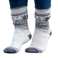 Trofe Knitted Patterned Wool Sock