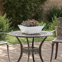Tuin Kom Plantenbak 5 pcs Zilver 40 x 40 x 15 cm