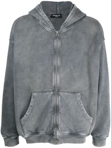 Mainless veste à effet usé - Gris