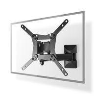 Nedis Draai- en Kantelbare TV-Muurbeugel | 10-32 " | Zwart | 1 stuks - TVWM31BK TVWM31BK Nedis Draai- en Kantelbare TV-Muurbeugel | 10-32 " | Zwart | 1 stuks - TVWM31BK TVWM31BK