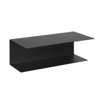 LIROdesign wandplank - zwevend nachtkastje Valencia zwart