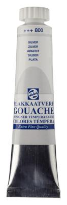 Talens Gouache Extra Fine Quality Tube 20 ml - Zilver 800