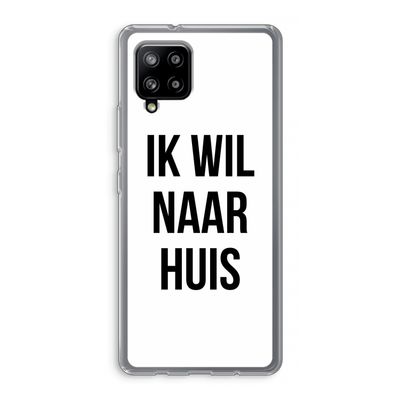 Ik wil naar huis: Samsung Galaxy A42 5G Transparant Hoesje