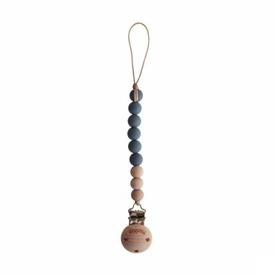 Mushie Fopspeenketting Iron