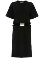 JW Anderson robe mi-longue à ornements - Noir - thumbnail