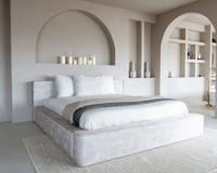 Dreamhouse - Adore Element Bed met opbergruimte - Velvet Pearl Beige - 180 x 200cm / met pocketmatras / gratis montage (alleen bij Adore Bed +