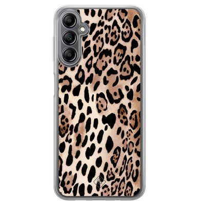 Samsung Galaxy A14 hybride hoesje - Golden wildcat