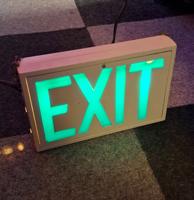 Exit Lichtbord Groen - Origineel - 31 x 21cm