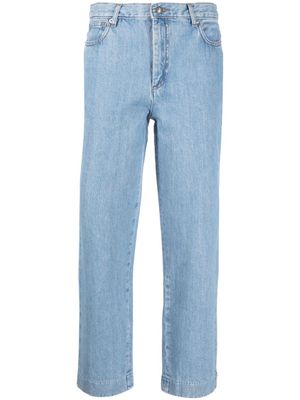 A.P.C. jean ample à taille haute - Bleu