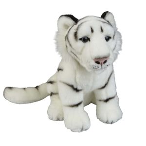 Pluche knuffel dieren Witte Tijger 28 cm