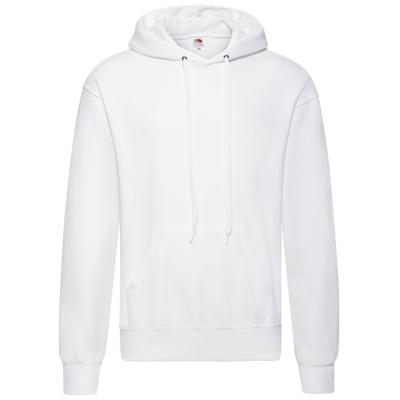 Fruit of the Loom Sweater - met capuchon - wit - volwassenen - Hoodie Fruit of the Loom Sweater - met capuchon - wit - volwassenen - Hoodie