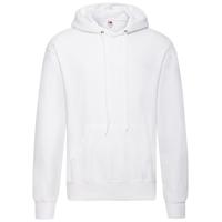 Fruit of the Loom Sweater - met capuchon - wit - volwassenen - Hoodie