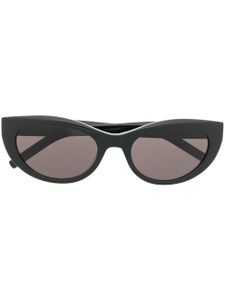 Saint Laurent Eyewear lunettes de soleil à monture papillon - Noir