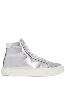 Giuseppe Zanotti baskets Ecoblabber à lacets - Gris
