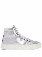 Giuseppe Zanotti baskets Ecoblabber à lacets - Gris