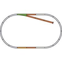 H0 Piko A-rails 55310 Uitbreidingsset Set B 1 set(s)