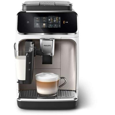 Automatische espressomachine met molen - PHILIPS - EP2339/40 - Serie 2300 - LatteGo - Chroom Wit