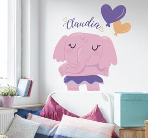 Muursticker Kinderkamer Olifant