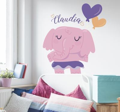 Muursticker Kinderkamer Olifant