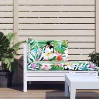 VidaXL Palletkussens 3 st oxford stof meerkleurig