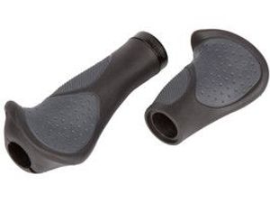 Ergotec Handvatten frisco 2 siliconen kort/lang zwart/grijs