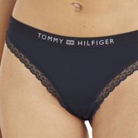 Tommy Hilfiger Tonal Logo Lace Thong - thumbnail