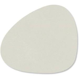 LIND DNA Onderzetter Nupo - Leer - Linen - 13 x 11 cm