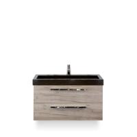 Seville Badmeubelset 100 cm - Craft Oak - Wastafel Lucca 1 kraangat