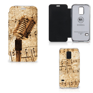 Samsung Galaxy S5 Mini Telefoonhoesje met foto Bladmuziek