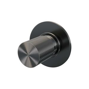 Inbouw Stopkraan Brauer Gunmetal Carving Rond 6.5 cm Messing Gunmetal Brauer