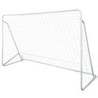 VidaXL Voetbaldoelset hoogwaardig 240x90x150 cm staal