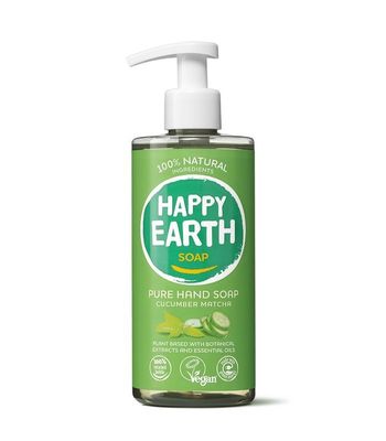 Happy Earth Pure hand soap cucumber matcha (300 ml)