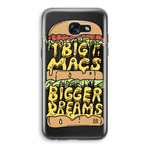 Big Macs Bigger Dreams: Samsung Galaxy A5 (2017) Transparant Hoesje