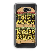 Big Macs Bigger Dreams: Samsung Galaxy A5 (2017) Transparant Hoesje Big Macs Bigger Dreams: Samsung Galaxy A5 (2017) Transparant Hoesje