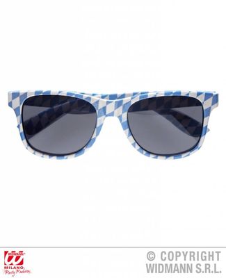 Beierse print Bril met donkere glazen
