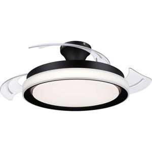 Philips LED Bliss Plafondventilator 28 W, 35 W (Ø x h) 510 mm x 418 mm Zwart