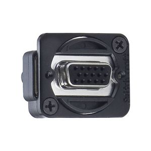 Switchcraft VGA female-female chassisdeel zwart