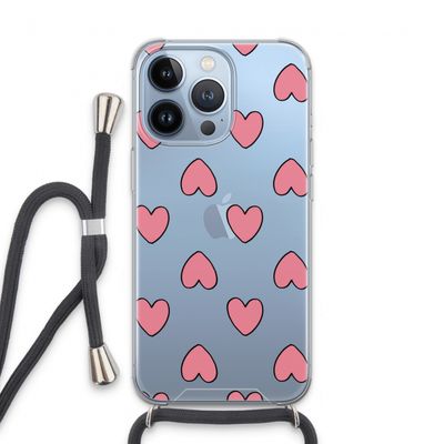 Ondersteboven verliefd: iPhone 13 Pro Transparant Hoesje met koord