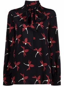 Valentino Garavani blouse à motif imprimé - Noir