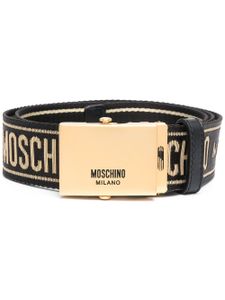 Moschino ceinture à logo - Noir