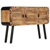 Dressoir 120x30x76 cm massief mangohout - thumbnail