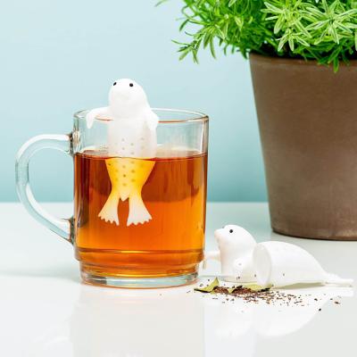 Baby zeehond tea infuser