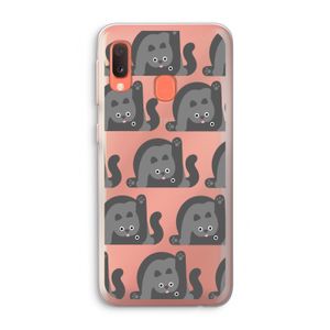 Cats: Samsung Galaxy A20e Transparant Hoesje