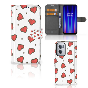 OnePlus Nord CE 2 Telefoon Hoesje Hearts