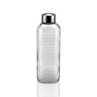 Waterfles Versa Transparant Glas Aluminium 1 L 8,3 x 23,5 x 8,3 cm