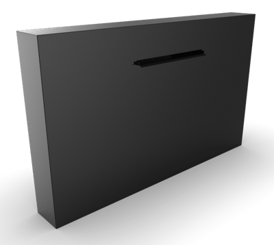 Cascadi Aluminium Watervalelement (naast vijver) Lengte: 1000 Breedte: 250 Hoogte: 1600 - Geroba