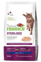 Natural trainer cat sterilised white meat (1,5 KG)